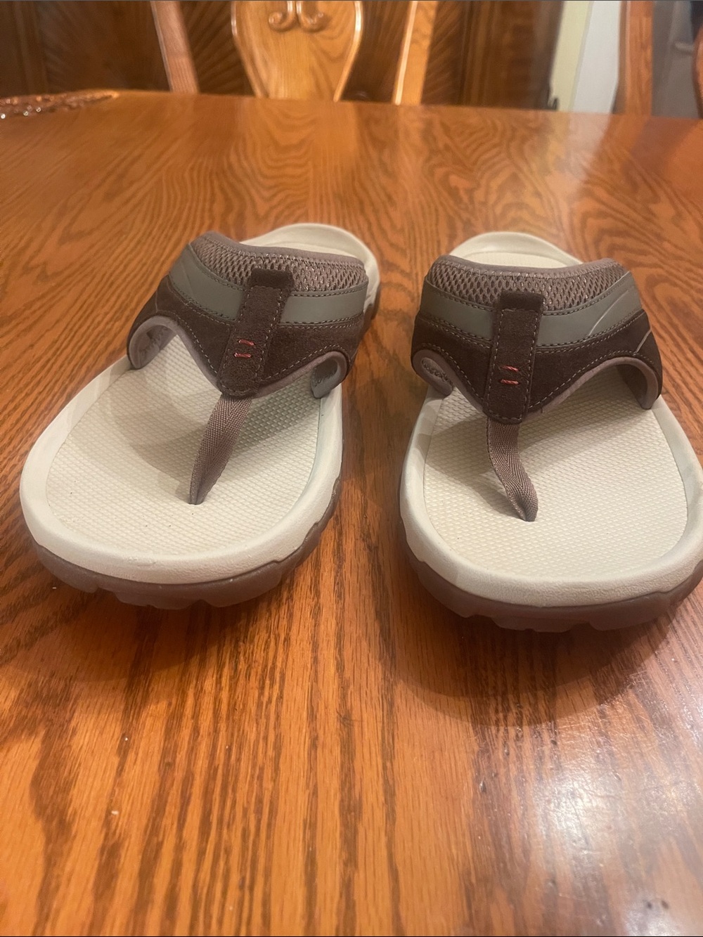 Teva Brown Rubber Tread Sandal Sole